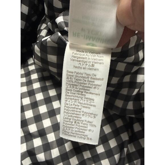 J Crew Black Sleeveless Quilted Puffer Vest Size Small Preppy Equestrian - Picture 5 of 6